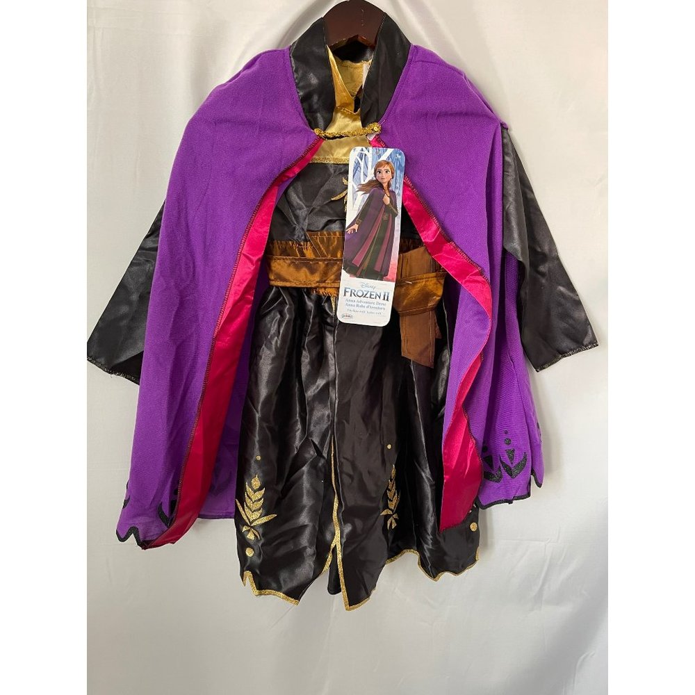 Disney Frozen II Girls Anna Adventure Dress Halloween Dress-up Costume - 4-6X